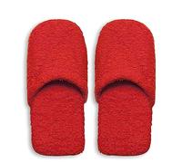 Excelsa Bagno Caldo Pantofole Da Uomo, Spugna, Rosso, 29x12x5 cm