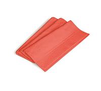Excelsa Caldo Tappeto Bagno, Cotone, Rosso, 28x25x3 cm