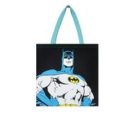 Excelsa Batman Borsa Shopper, Tote Bag, Cm. 41,5 x 41,5, Fronte 100% Cotone, Lavabile in Lavatrice (Batman)