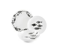 Excelsa Black Sea Servizio Piatti 18 Pezzi