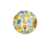 Excelsa Blooming Set 6 Piatti Pizza, Diametro 31 Cm., Porcellana, Multicolore