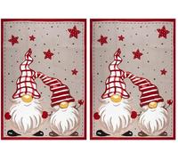 Excelsa Canovaccio Multiuso Gnomo, cm. 50 x 70, Cotone (Confezione da 2)