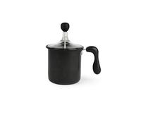 Excelsa Cappuccino Time Creamer Montalatte a Mano, 6 Tazze, Nero