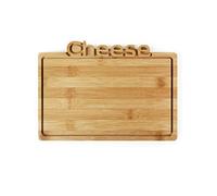 Excelsa Cheese Tagliere Grande in Legno Bambù, 26 x 19 x H.1,2 cm