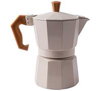 Excelsa Chicco Colo Caffettiera, Alluminio, Giallo, 3 Tazze