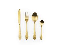Excelsa Confezione 4 Posate Baroque Oro