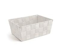Excelsa Cross Cestino Portatutto, Weiß, 21x16x8.5 cm