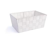 Excelsa Cross Cestino Portatutto, Weiß, 25x17.5x11 cm