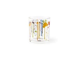 Excelsa Dripping Set 3 Bicchieri Acqua, Vetro, 25 cl