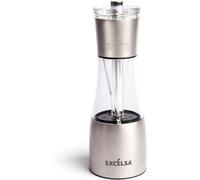 Excelsa Macinasale/Pepe, 2 in 1, Acciaio Inossidabile, Argento