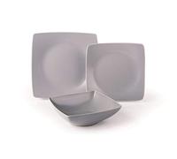 Excelsa Eclipse Servizio di Piatti 18 Pezzi, Ceramica, Grigio