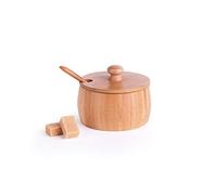 Excelsa Eco Living Formaggera/Zuccheriera con Cucchiaio, bambù, Marrone, capacità: ml.225