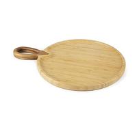 Excelsa Eco Living Tagliere/Vassoio Tondo, Bamboo e Acacia, Diametro Cm. 30