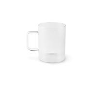 Excelsa Essential Set 6 Mug Trasparenti, Vetro Borosilicato, Capacità 450 Ml.