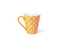 Excelsa Etnika Mug 275 ml, Porcellana, Arancio, 10.199999999999999x10.199999999999999x10 cm