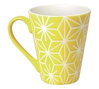Excelsa Etnika Mug 275 ml, Porcellana, Giallo, 10.199999999999999x10.199999999999999x10 cm