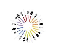 Excelsa Fashion Servizio 24 Posate, Set per 6 Persone, Acciaio Inossidabile, Multicolore, 9 x 9 x 24 cm, unità