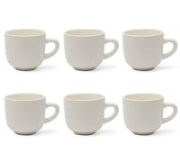 Excelsa Fashion White Set 6 Tazze Tè Bianche, Ceramica, Capacit 250 Ml. - NUOV