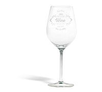 Excelsa Fine Quality Calice Vino, Vetro, Trasparente, 8x8x22 cm