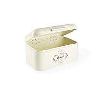 (TG. Dimensioni: 30 x 20x H.15 cm) Excelsa Fine Quality Portapane, Metallo, Crem