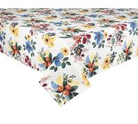 Excelsa Fiori Frida Tovaglia Rettangolare, 70% Cotone e 30% Poliestere, Cm. 140 x 180, Decoro Floreale