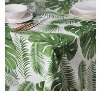 Excelsa Foliage Tovaglia Rettangolare, Cm. 140 x 240, Cotone, Poliestere, Lavabile in Lavatrice