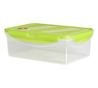 Excelsa Freshness Contenitore Rettangolare 750 ml, Plastica, Verde, 18.5 x 12.5 x 5.5 cm