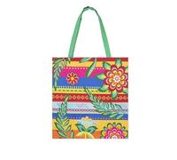 Excelsa Gipsy Soul Borsa Shopper, Tote Bag, Cm. 41,5 x 41,5, Fronte 100% Cotone, Lavabile in Lavatrice
