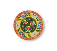 Excelsa Gipsy Soul Sottopentola in Ceramica e Sughero, Diametro 16 cm, Motivo Floreale Multicolore
