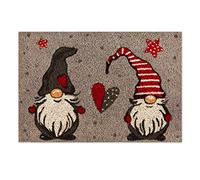 Excelsa Gnomo Zerbino Natalizio, Fibra di Cocco, 60 x 40 cm