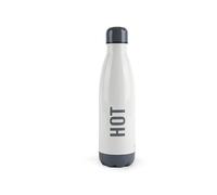 Excelsa Hot/Cold Bottiglia Termica, 500 ml, Bianco e Grigio, Acciaio Inox 18/10