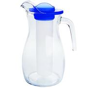 Excelsa Ice Caraffa con Rinfrescature, 1.5 lt, Vetro, Trasparente, 15x12x22 cm