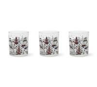 Excelsa Innsbruck Set 3 Bicchieri Acqua, Vetro, Capacità 250 ml, Multicolore