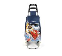 Excelsa Kimono Carrello Porta Spesa, Capacità 38 L, Sacca Rimovibile, Idrorepellente