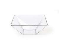 Excelsa Kyoto Coppa Multiuso Quadrata, Vetro, Trasparente, 25 x 25 x 11 cm