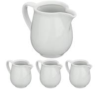 Excelsa Lattiera Home, 250 ml, Bianco (Confezione da 4)