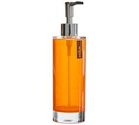 Excelsa Linea Bagno Dispenser Sapone, Arancione, 6.5 x 6.5 x 22 cm