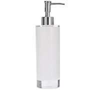 Excelsa Linea Bagno Dispenser Sapone, Bianco, 6.5 x 6.5 x 22 cm