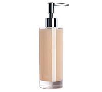 Excelsa Linea Bagno Dispenser Sapone, Crema, 6.5 x 6.5 x 22 cm