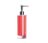 Excelsa Linea Bagno Dispenser Sapone, Rosso, 6.5 x 6.5 x 22 cm
