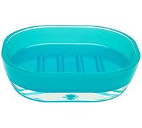 Excelsa Linea Bagno Portasapone, Azzurro, 15.7 x 11 x 4 cm