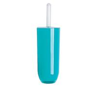 Excelsa Linea Bagno Portascopino WC, Plastica, Azzurro, 10.5 x 10.5 x 35 cm
