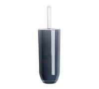 Excelsa Linea Bagno Portascopino WC, Plastica, Grigio, 10.5 x 10.5 x 35 cm