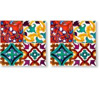 Excelsa Lisbona Sottopentola, Ceramica dolomite e sughero, Cm. 15 x 15 (Confezione da 2)