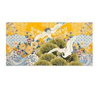 Excelsa Living Tappeto Passatoia da Arredo, Multicolo, Tessuto Jacquard, Poliestere Ciniglia Cotone, Antiscivolo, per Cucina e Bagno (Kimono, 110 x 55 Cm.)