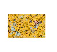 Excelsa Living Tappeto Passatoia da Arredo, Multicolo, Tessuto Jacquard, Poliestere Ciniglia Cotone, Antiscivolo, per Cucina e Bagno (Mexican Flowers, 75 x 45 Cm.)