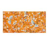 Excelsa Living Tappeto Passatoia da Arredo, Multicolo, Tessuto Jacquard, Poliestere Ciniglia Cotone, Antiscivolo, per Cucina e Bagno (Mexican Flowers, 110 x 55 Cm.)