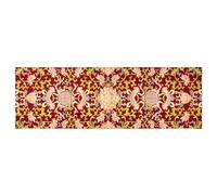 Excelsa Living Tappeto Passatoia da Arredo, Multicolo, Tessuto Jacquard, Poliestere Ciniglia Cotone, Antiscivolo, per Cucina e Bagno (La Via della Seta, 180 x 55 Cm.)