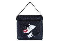Excelsa Looney Tunes Borsa termica con tracolla regolabile e cerniera con apertura superiore, Silvestro, nero, 10 litri