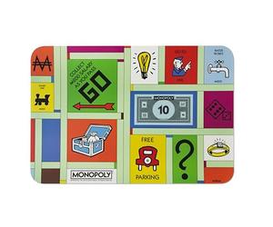 Excelsa Monopoly Set 6 Tovagliette Rettangolari, Cm. 43,5 x 29, Plastica PP